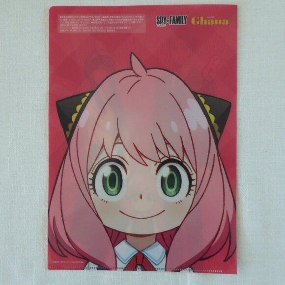 SPY X FAMILY Clear File Document Folder Pink Brand NEW - Picture 2 of 2